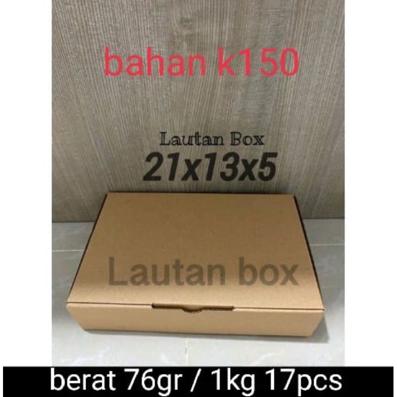 

dus dc 21x13x5 box packing die cut murah