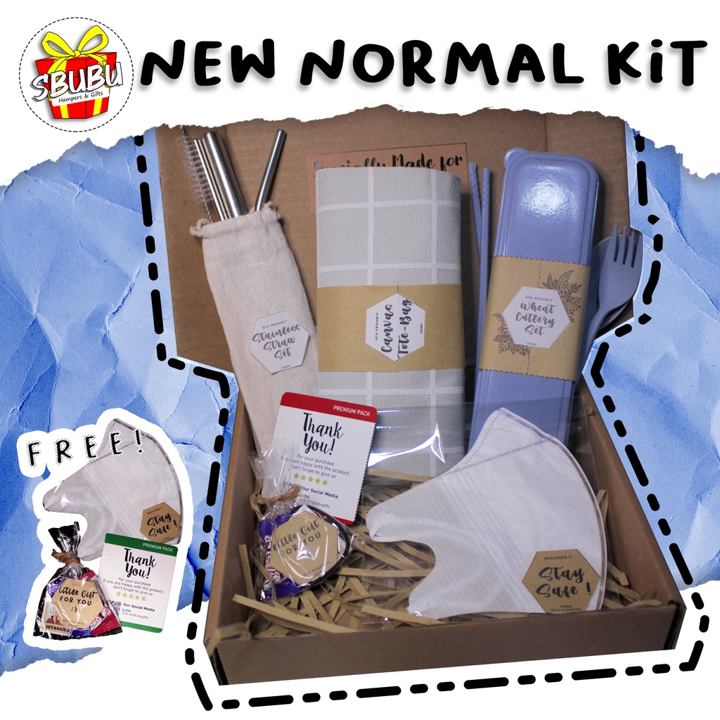 GIFT BOX New Normal HAMPERS Box GREY KADO Hadiah Cewek Cowok Ulang Tahun Birthday Wisuda Graduation