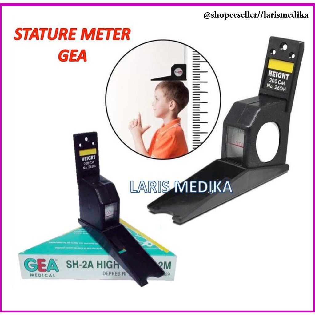 Stature Meter / Statur / Meteran / Pengukur Tinggi Badan Stature Meter 2 Meter GEA