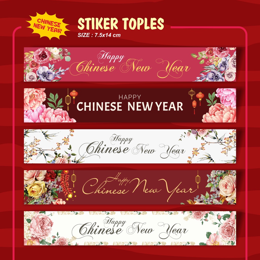 

STIKERTOPLES/STIKERBULAT/ CHINES NEW YEAR 202