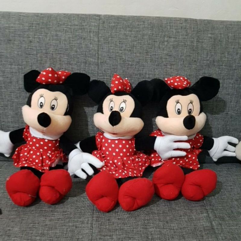 0Boneka Mickey mouse boneka Minnie mouse Disney size 40CM