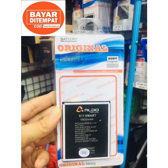 [ COD ] Baterai ALDO S11 Smart 5800mAh Double Power ALDO