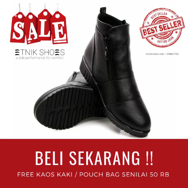 Sepatu Boots Wanita Boot kerja Wanita Alina by etnikshoes