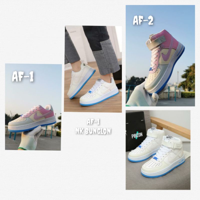 Sepatu Wanita Sneakers Jordan Airforce 1Low/Higt UV Change Color Kode: AF-1 / AF-2