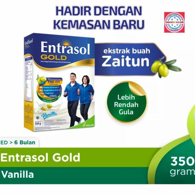 

[COD] ENTRASOL GOLD VANILLA 350GR PER 1 BOX [COD]