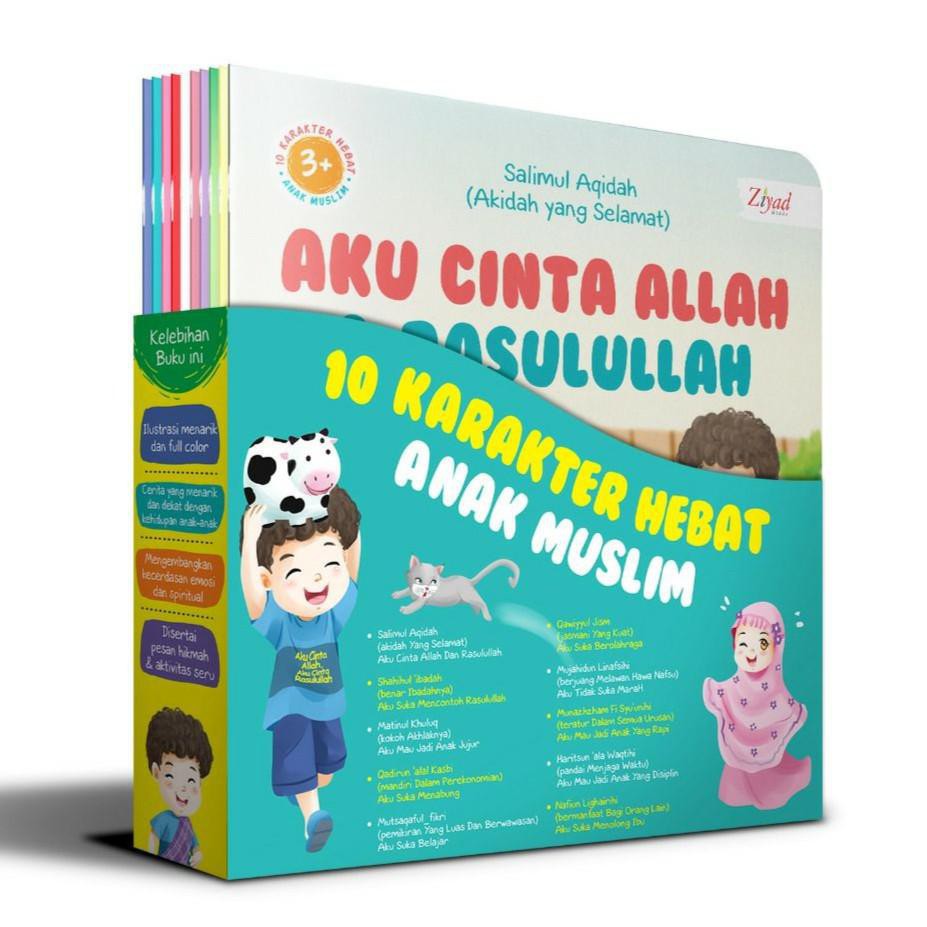 Buku Anak Balita Tk Paud 10 Karakter Hebat Anak Muslim Shopee Indonesia