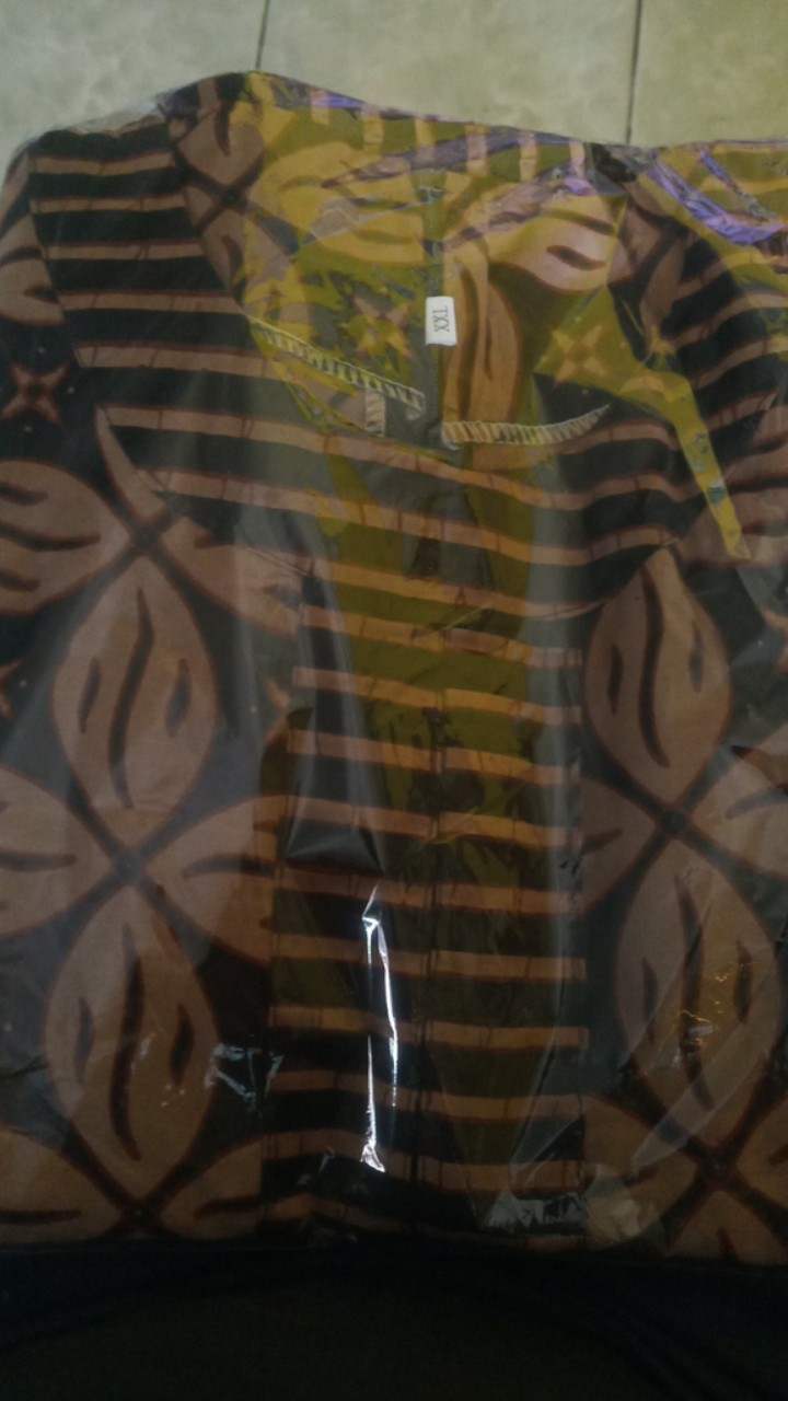 Tunik Batik Modern M Sampai Jumbo