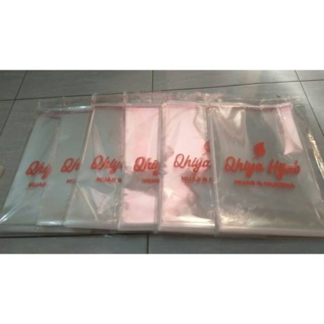 

Plastik sablon packing 20X 30 hijab tas dompet dll