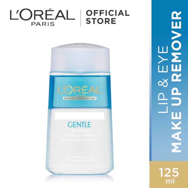 LOREAL GENTLE LIP &amp; EYE MAKE UP REMOVER 125ml