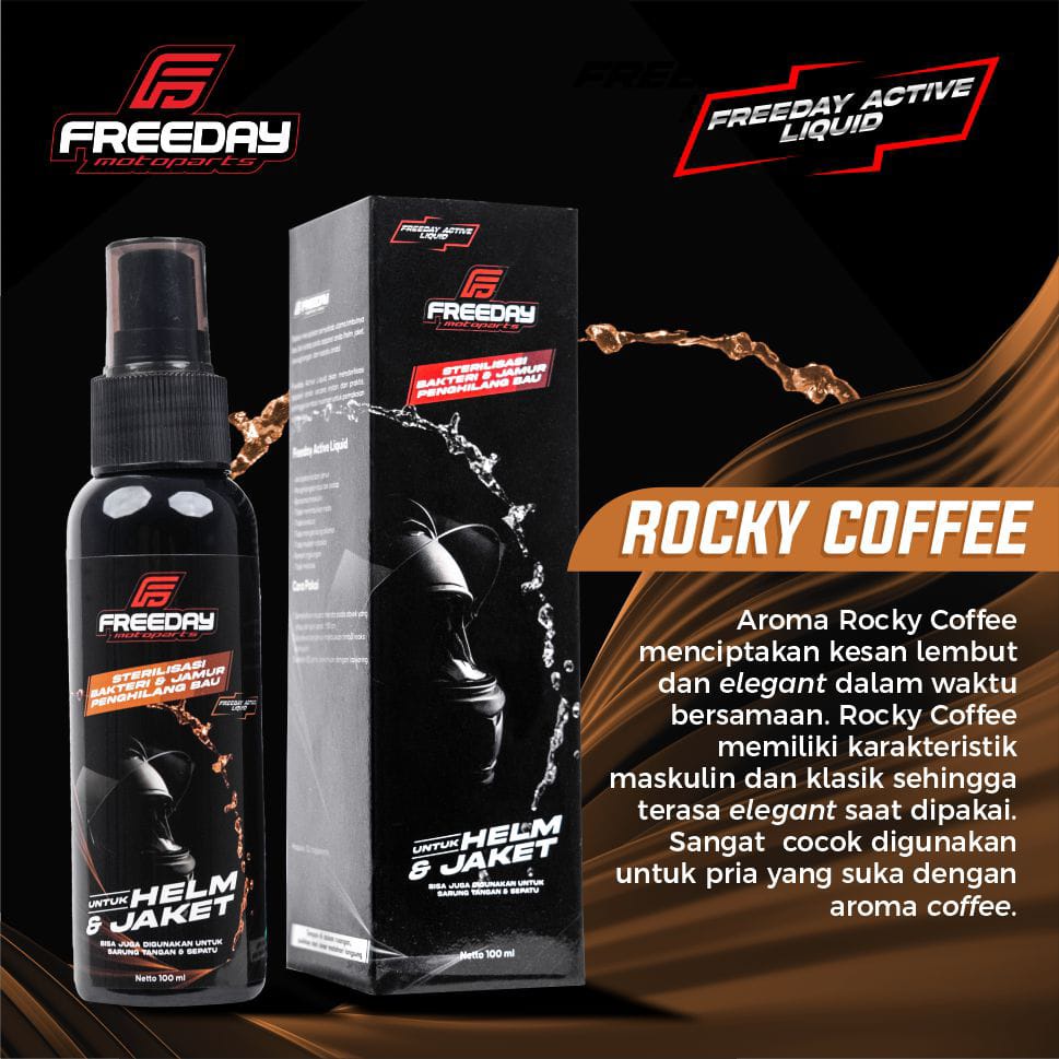 Freeday Active Liquid Spray Semprotan Multipurpose Penghilang Bau Helm Sepatu Jaket