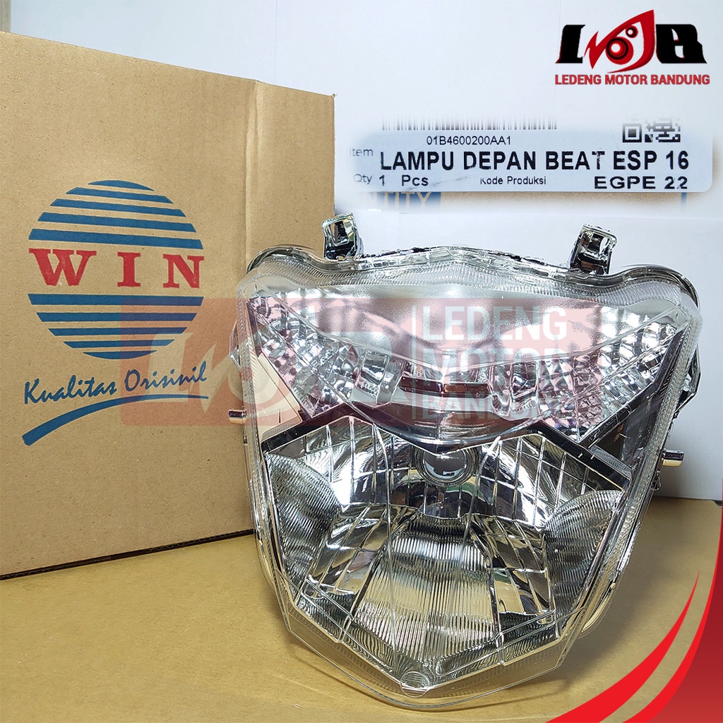 Win Reflektor Headlamp Beat FI ESP 2016 2017 Mika Kaca Lampu Depan K81