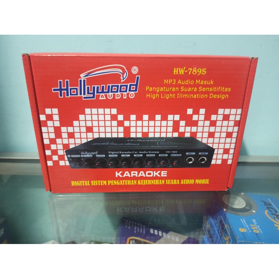 EQUALIZER pre amp AUDIO MOBIL KARAOKE HOLLYWOOD