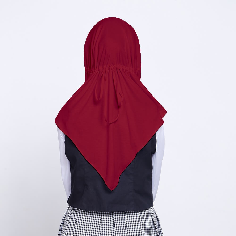 Kerudung Anak / Kerudung Sekolah ZOYA / Bergo / Hijab Instan Large - JUARAMAXI