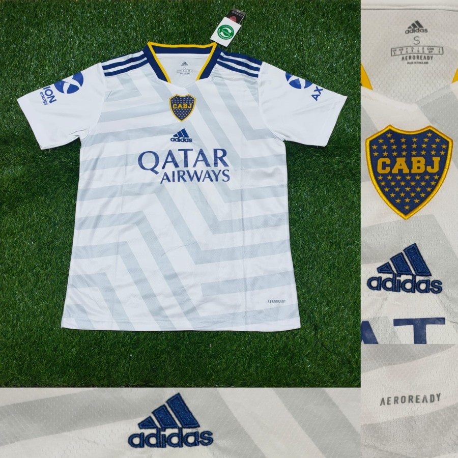 JERSEY BOLA BOCA JUNIOR AWAY 2021/2022 GRADE ORI IMPORT