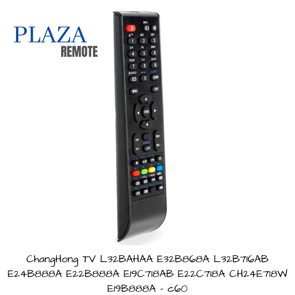 Remot / Remote TV CHANGHONG LCD LED GCBLTV21A-C60 / ecer dan grosir