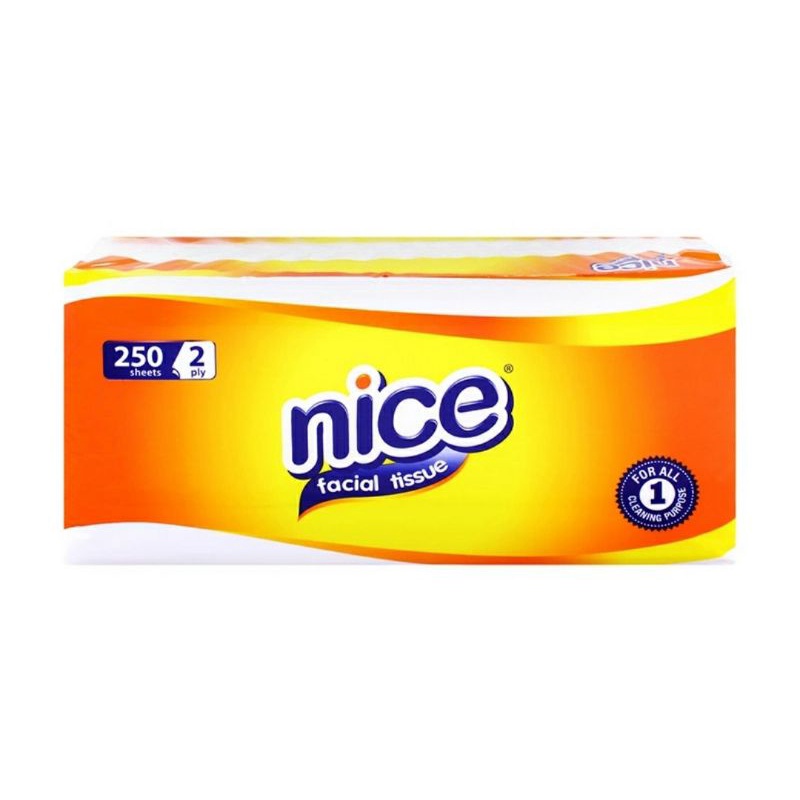 NICE FACIAL TISSUE 2 PLY ISI 250 Sheett