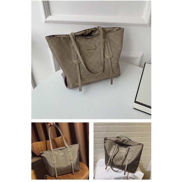 Satu7an T277 Tas Tote Bag Wanita Korean Style Simple Kasual Multifungsi Shoulder Bag Tas Hand Bag Kain Oxford + Polyester