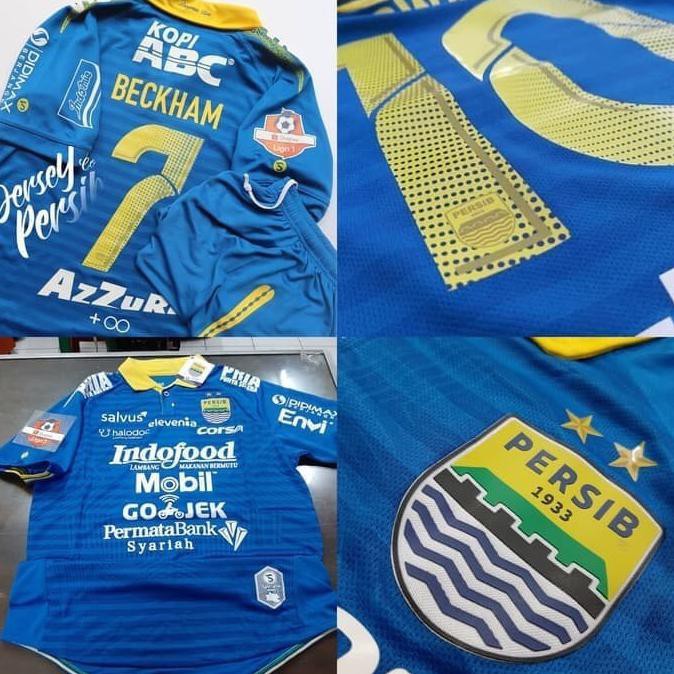 Jersey Bola Persib Home 2019-2020 Plus Nameset Patch Grade Ori Bandung