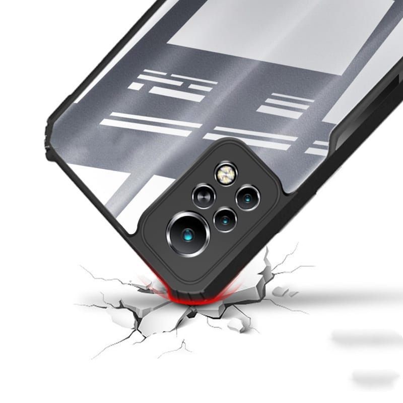 FUZE ACRYLIC INFINIIX NOTE 11 PRO/NOTE 11S ARMOUR TRANSPARANT PROTECTION CAMERA