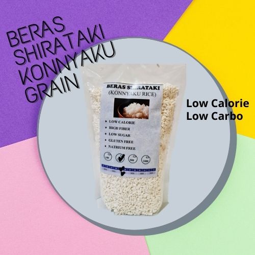 Beras Shirataki 250gr Konnyaku Sirataki Shiratake Rice Diet Diabetes