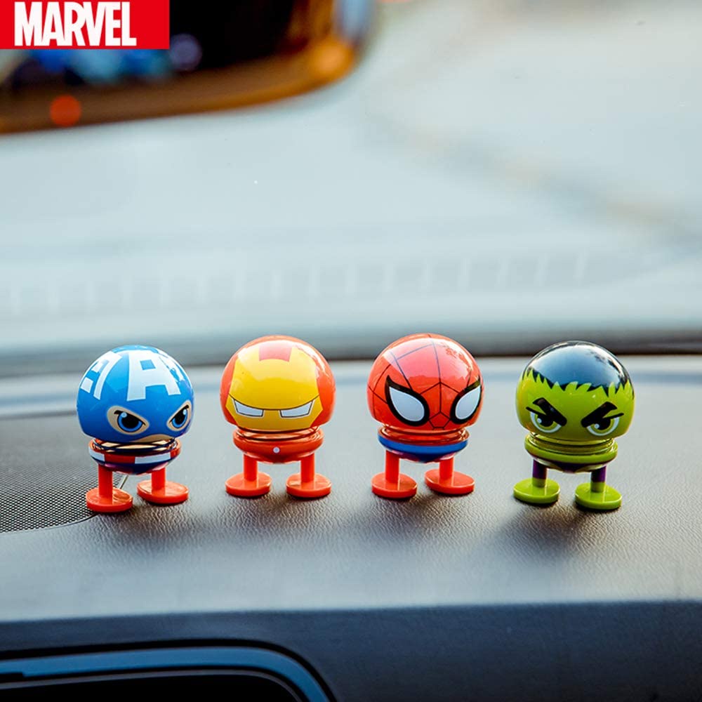 SPRING DOLL PAJANGAN DASHBOARD MOBIL MARVEL AVENGER PAJANGAN MOBIL SMILEY VA291