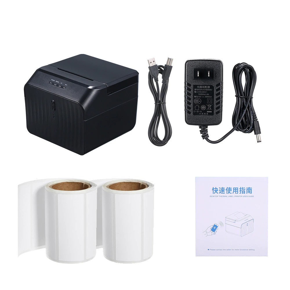 58mm High quality Qr code sticker printer barcode printer Thermal adhesive label printer