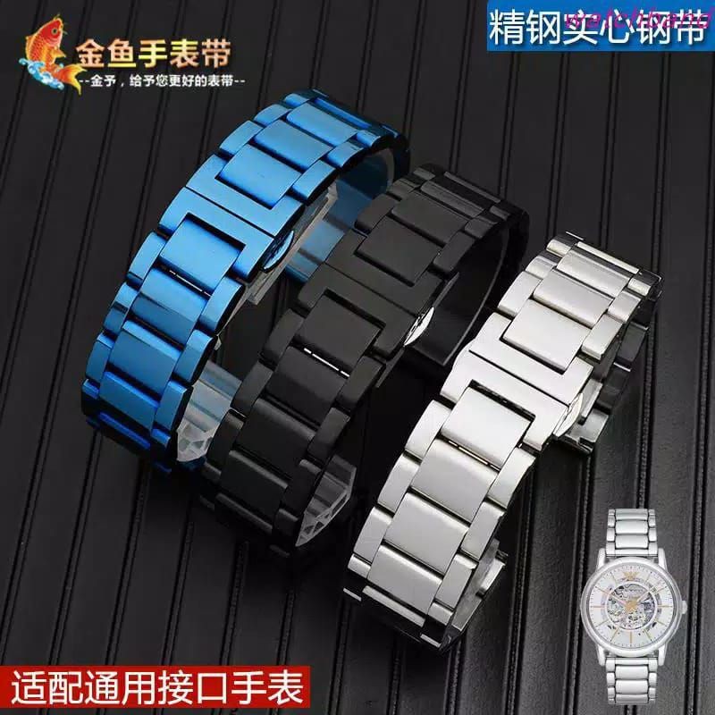 SETRAP/ TALI jam tangan Bahan rante stainless steel  jam original 20,22,24 mm free bezel