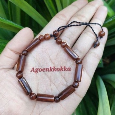 Gelang bambu coklat kokka kaukah