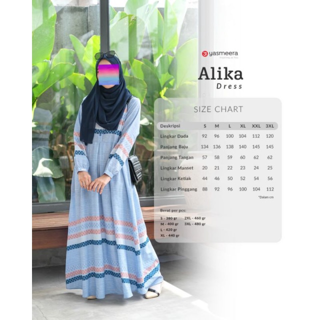 Gamis Alika Dress By Yasmeera