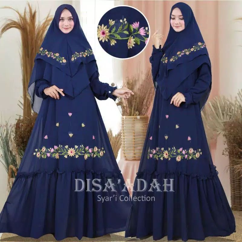 GAMIS CERUTY BORDIR BUNGA / GROSIR TANGAN PERTAMA TERMURAH