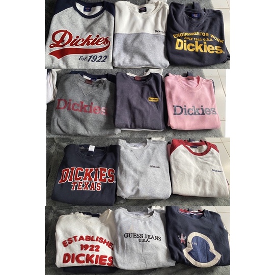 paket usaha borongan Crewneck Dickies, Crewneck Moncler, Crewneck Guess, carhartt, trefoil, Nike cen