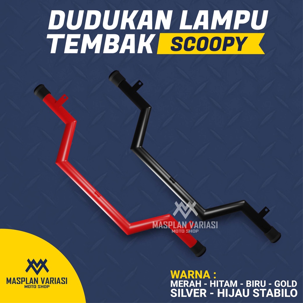 Crashbar Dudukan Lampu Tembak Honda Scoopy All Series