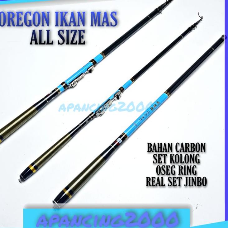 Langsung Beliii.. joran tegek carbon Oregon ikan mas set kolong 360 450 630 540 630