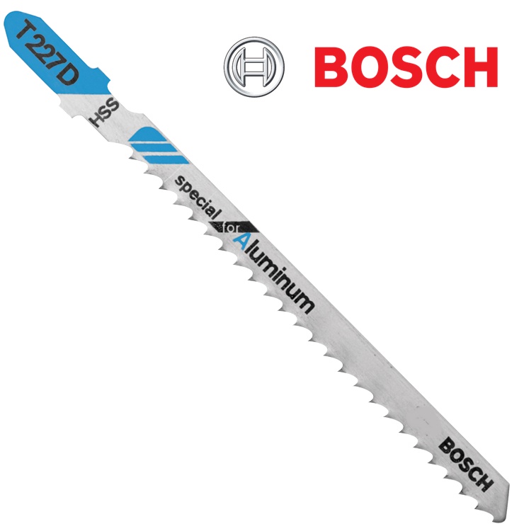 Bosch Mata Jigsaw/Mata Gergaji T227D Bosch Untuk Aluminium / Alma melengkung (Per Batang)