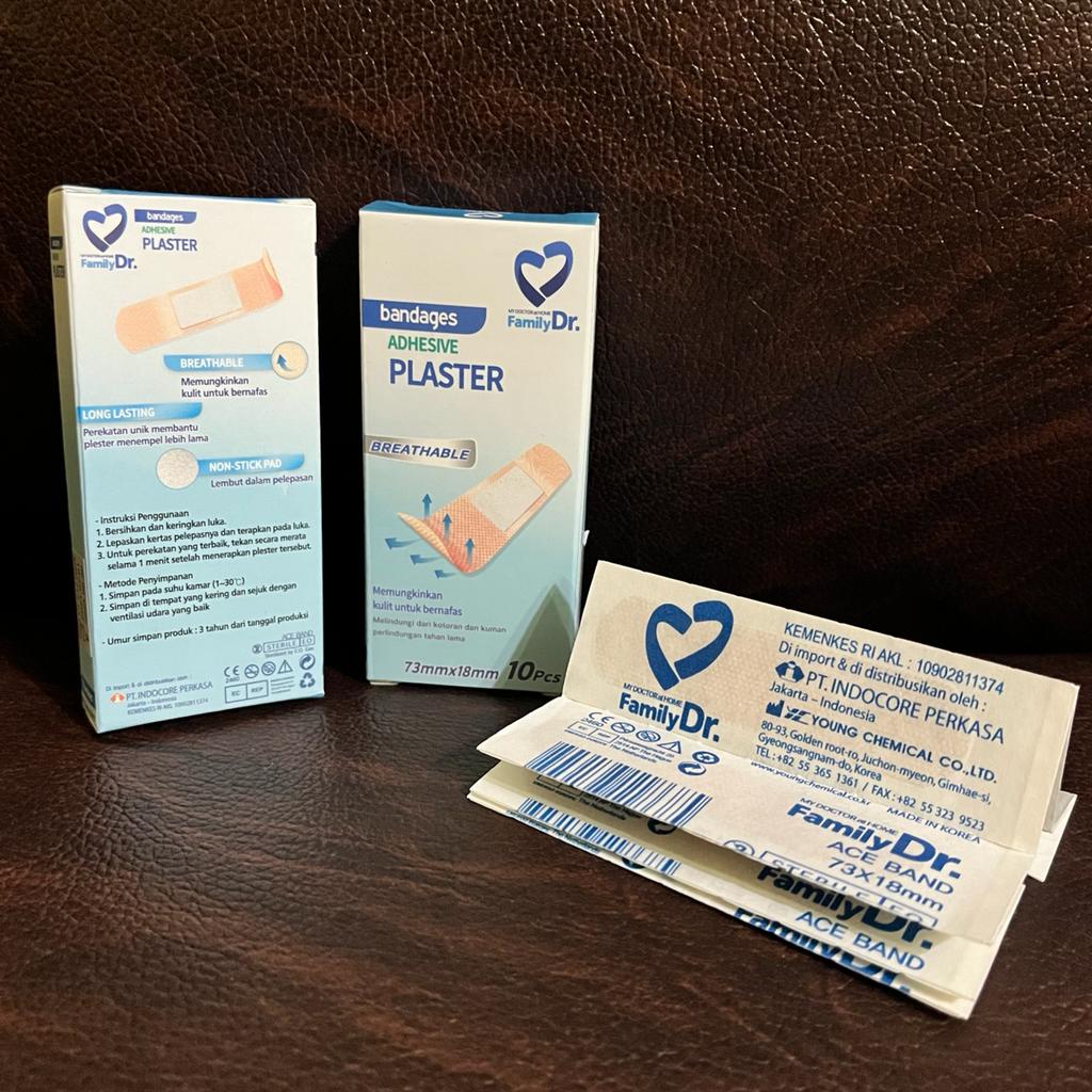 PLASTER LUKA TRANSPARAN FAMILY DR. / BANDAGES ADHESIVE PLASTER BREATHABLE