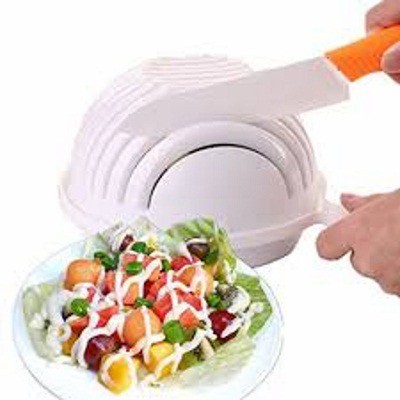 Salad Cutter Bowl Mangkuk Alat Potong Sayuran. salad maker