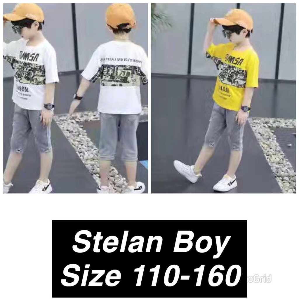 (LOLI-JKT) BOY-37 STELAN ANAK COWOK &quot;ROMANSA&quot; BAHAN BAGUS 110-160