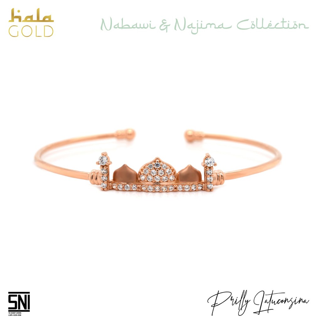 

Dominique Jewellery-Gelang Emas Raya Hala Gold 3EZ0444