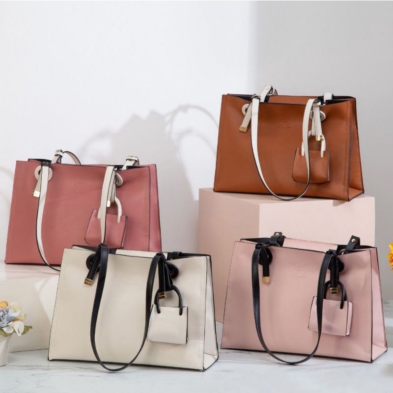 Tas Tote Shoulder Jimshoney Olivia Bag Daily Work / Jims Honey Tas Import Besar Murah Handbag Trendi