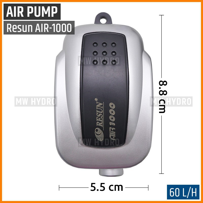 RESUN AIR-1000, Air Pump Low Noise, Aerator / Pompa Udara