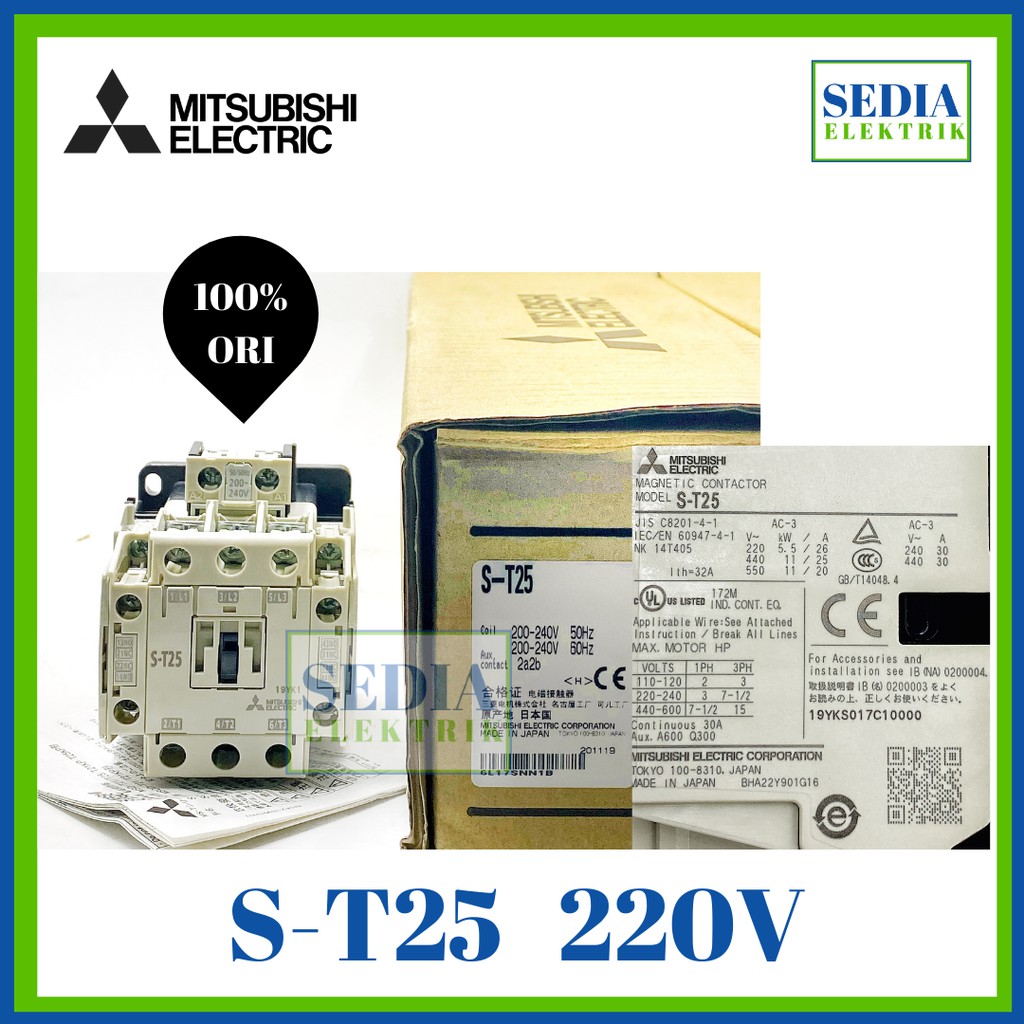 S-T25 ST-25 ST 25 Kontaktor Contactor Mitsubishi