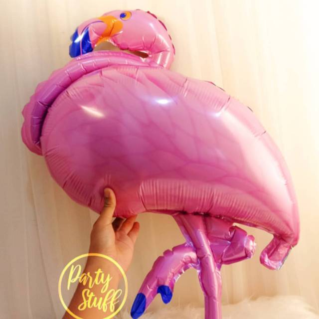Balon Flaminggo ( Jual Balon huruf angka helium box balon dekorasi Jakarta alat pesta )