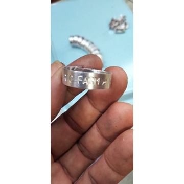 Gelang kaki ayam,bahan dari aluminium harga perlusin isi 12 pcs.