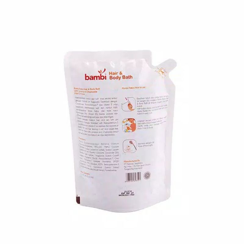 Bambi Hair &amp; Body Bath (Refill) 450ml