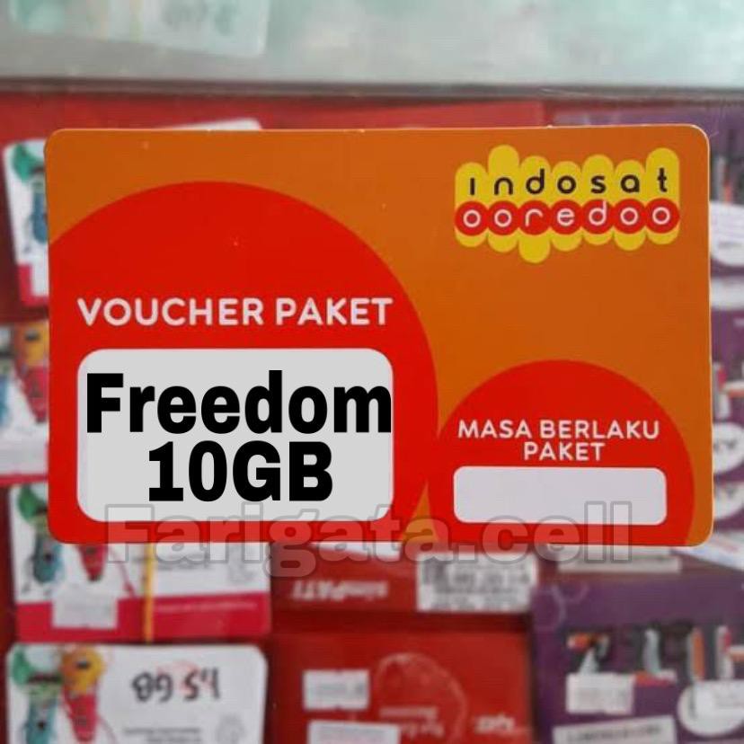 VOUCHER INTERNET INDOSAT FREEDOM 10GB FULL 24JAM