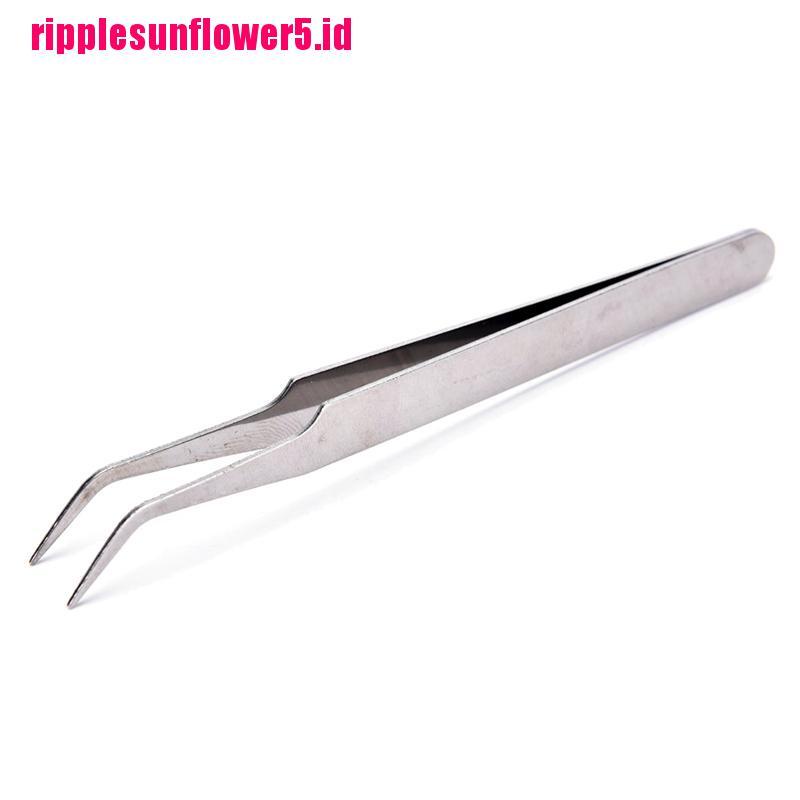 2pcs Pinset Stainless Steel Untuk Extension Bulu Mata