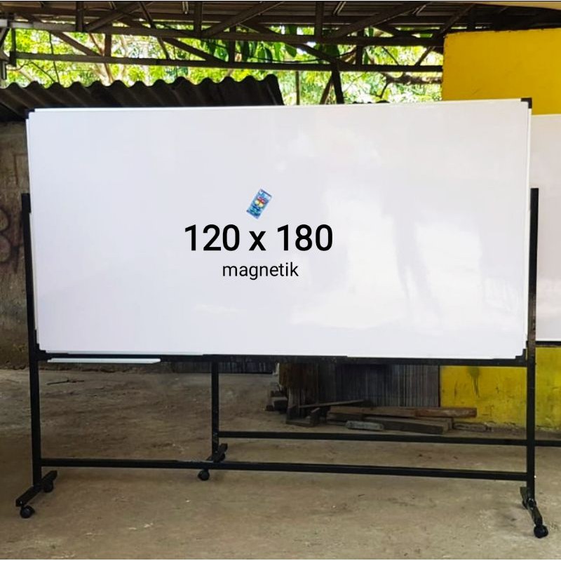 

papan tulis standing 120 x 180 singgel face