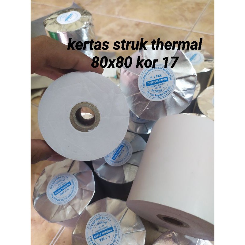 

kertas struk kasir thermal 80x80 paper rol thermal 80x80 pos thermal printer 80x80