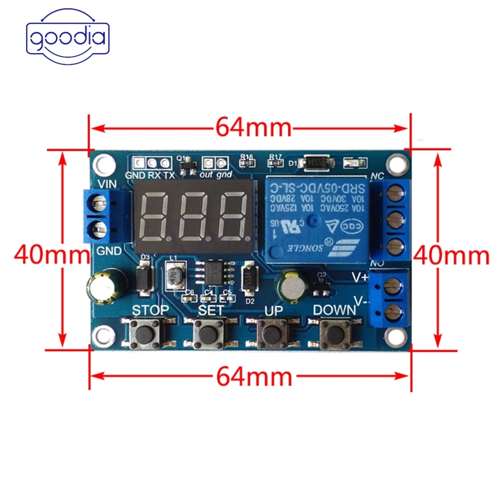 ✈【Fast/COD】✈6V-40V Battery Charger Discharger Board Undervoltage Overvoltage Protection LED Module