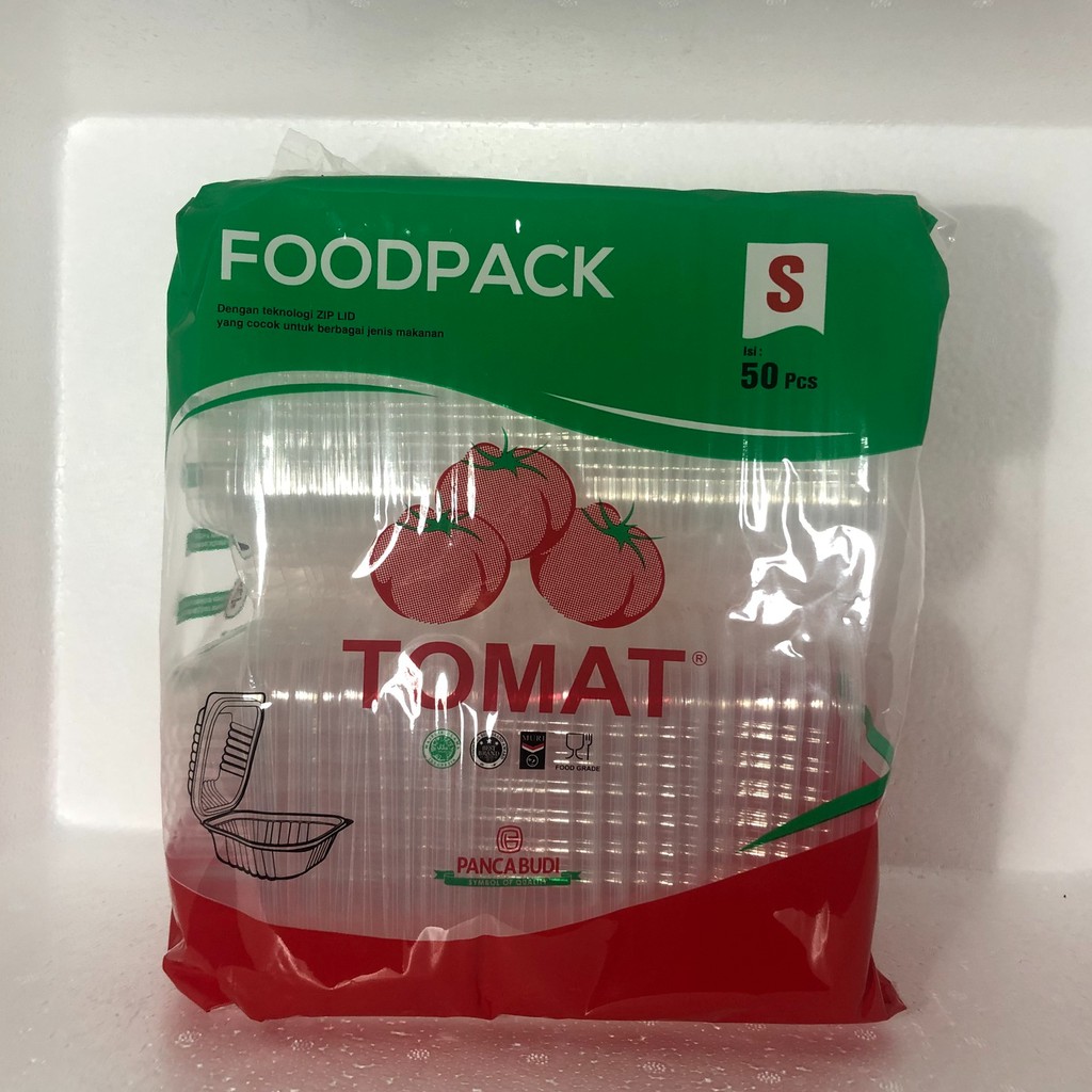 Mika Foodpack S ukuran 12x12 cm / Mika Makanan / Mika Kue / Mika Dimsum / Mika Burger